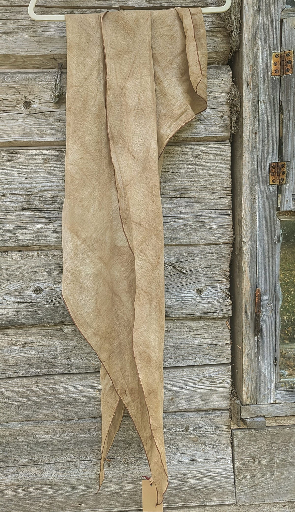 Linen Scarf Acorns