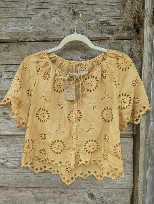 Vintage blouse onion skin