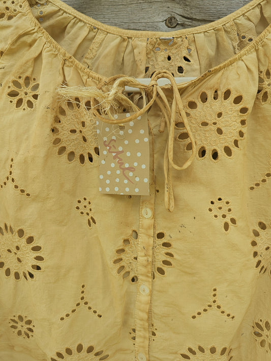 Vintage blouse onion skin