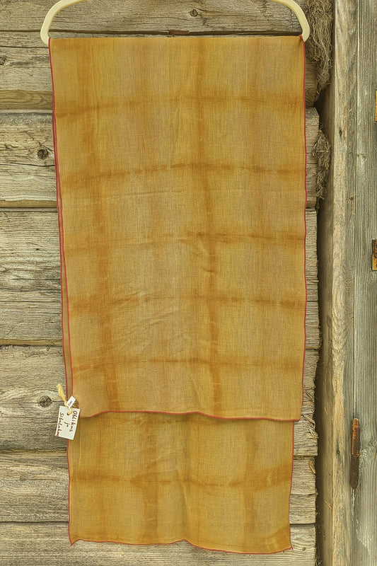 Slim linen scarf