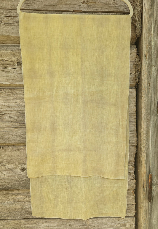 Slim linen scarf